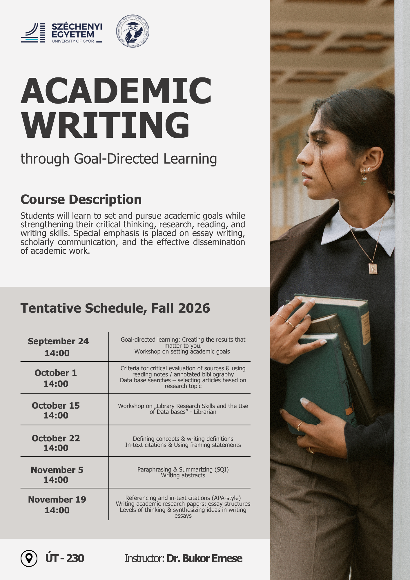 Academic writing through Goal-Directed Learning Course